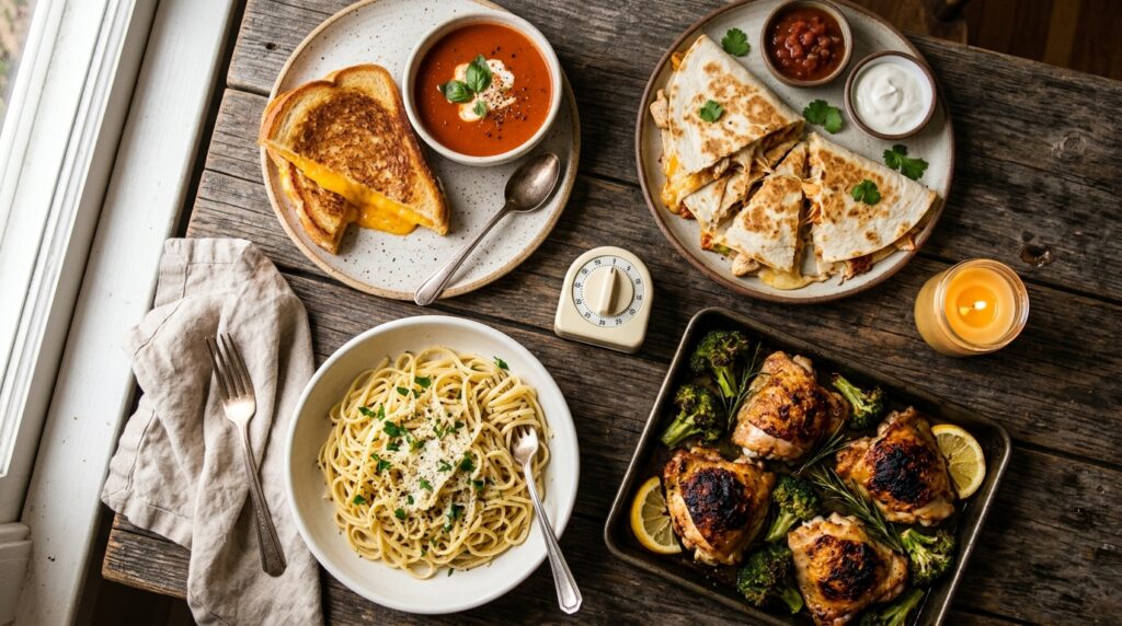 Quick Dinner Recipes for Lazy Nights